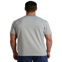 חולצת טריקו לכיס שרוול קצר של גברים, גדלים XS-4XB